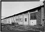 10.  Jack E. Boucher, Photogrpaher, October 1972. GENERAL VIEW OF SOUTH SIDE, LOOKING FROM THE SOUTHEAST. - Atlantic &amp; Great Western Railroad, Meadville Repair Shops, Machine &amp; Erecting Shop, East bank of French Creek, 1000 feet South of Spring Street, Meadville, Crawford County, PA