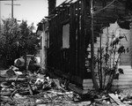 Symbionese Liberation Front crime scene, Los Angeles, 1974