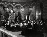 Serman at Mass honoring Dr. Martin Luther King, Jr., Cathedral Basilica of St. Louis, St. Louis, Missouri, 1986