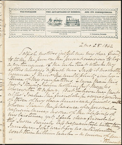 Letter from Elizabeth Pease Nichol, [England], to Maria Weston Chapman, 1842 [February] 28