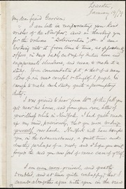 Letter to] My dear friend Garrison [manuscript