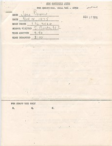 South Boston High School monitor reports