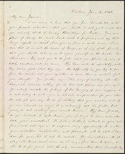 Letter to] My dear James [manuscript