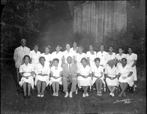 Florida Ave Baptist Church group [acetate film photonegative]