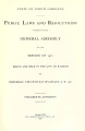 Public laws and resolutions passed by the General Assembly at its session of ...[1927] Laws, etc.; Public laws and resolutions passed by the General Assembly at its extra session of...