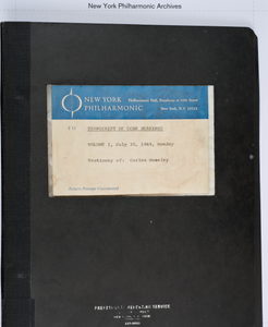 Volume I: Human Rights Commission Hearings, Testimony of Moseley, Jul 30, 1969 - Jul 30, 1969