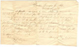 Contract for Allice, a former slave, who will be working ten months for N. M. Ruff and William Bonnell Hall of Benton, Alabama.