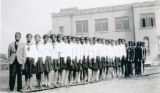 Group Portrait of Graduates, St. Pius V School, Jacksonville, Florida, 1931