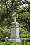 Tomb of Adele Baron Lubbock, wife of Francis Richard Lubbock, governor of Texas from 1861 to 1863 during the U.S. Civil War, at the Texas State Cemetery in Austin, Texas