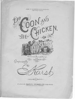 De coon and de chicken : humorous song and chorus for children