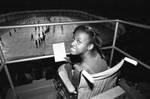 Girl in wheelchair, Los Angeles, 1983