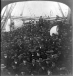 Immigrants on deck of S.S. "Amerika"