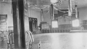 Gymnasium at Phyllis Wheatley House, 808 Bassett Place (?), Minneapolis.