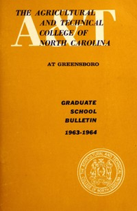 Graduate School Bulletin [1963-1964]