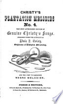 Thumbnail for Christy's plantation melodies, no. 4