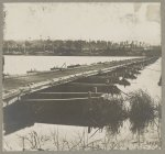 Pontoon bridge across James River above Jones' Landing (view from south side)