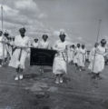 Group of women attending Baptist church groundbreaking ceremony