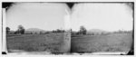 [Cedar Mountain, Va. View of battlefield with the mountain in the distance]