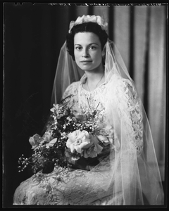 Mr. Francis Gregory Jr.[from negatives--image shows bride] [black-and-white cellulose acetate photonegative]