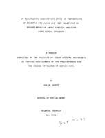 An exploratory descriptive study of perceptions of parental attitudes and peer relations on truant behavior among African American high school students, 1996