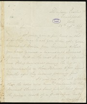 Letter to] Sir [manuscript