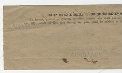 Receipt for payment from John Cocke to Samuel G. Briggs for taxes, Greene County, Alabama, April 4, 1865