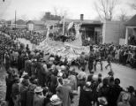 Float in an African American Mardi Gras parade in Mobile, Alabama.