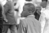 Martin Luther King, III, and his sister Yolanda, walking in Martin Luther King, Jr.'s funeral procession.