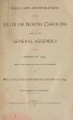 Public laws and resolutions of the State of North Carolina passed by the General Assembly at its session of ...[1899] Laws, etc.; Public laws of North Carolina.