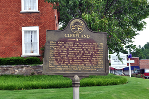 Cleveland historical marker