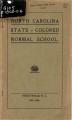 Catalogue of the ... annual session of the North Carolina State Colored Normal School, Fayetteville, N.C. [1903-1904]