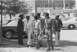 Tommy Lee Hines arriving for his trial at the Cullman County courthouse in Cullman, Alabama.