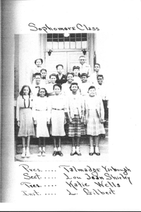 Fair Street School sophomore class 1948