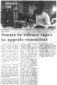 Senate to release tapes to appeals committee