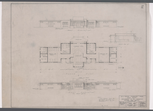 Hunting Island State Park Bath-House Sketch White Area