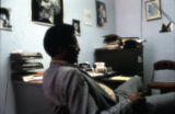 John Blassingame in office at Yale University, 1979.(John Blassingame 013)