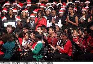 Choir and Orchestra on Stage