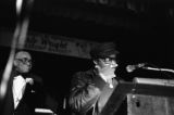 Early Wright, James Milton Campbell, Reverend Arnold Moore at banquet, Clarksdale, Miss., 1988. (ERW8 #361)