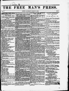 The Free Man's Press. (Austin, Tex.), Vol. 1, No. 6, Ed. 1 Saturday, August 22, 1868