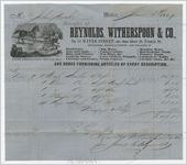 Receipt for payment from John Cocke to Reynolds, Witherspoon, and Company, Mobile, Alabama, June 5, 1857