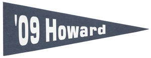 Thumbnail for Pennant for Howard University class of 2009