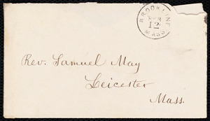 Letter from Charles King Whipple, Brookline, [Mass.], to Samuel May, Feb. 11th, 1880