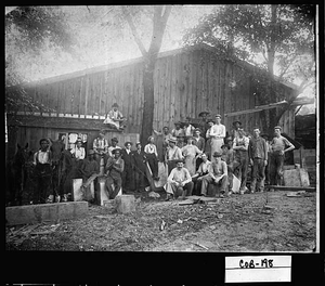 Photograph of second plant of McNeel Marble Company, Marietta, Cobb County, Georgia, ca. 1896