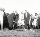 Baptist church groundbreaking ceremony