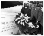 Leo B. Marsh at Dr. Martin Luther King Jr's grave.