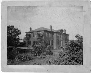 Photograph of Knowles Industrial Building at Atlanta University, Atlanta, Georgia, circa 1884