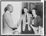 G.W. McLaurin with students at University of Oklahoma law school