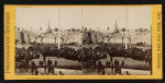 Interior of Fort Sumpter [i.e. Sumter], Charleston Harbor, S.C. April 14th, 1865 Awaiting the arrival of Gen. Anderson and the invited guests to inaugurate the ceremony of raising the old flag.