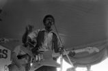 Thumbnail for Delta Blues Festival: Roosevelt Boony Barnes and the Tangents, performers on stage, shot of the audience (DBF-1982 #253)