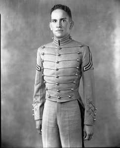 Lt. Minton Francis in academy uniform : acetate film photonegative